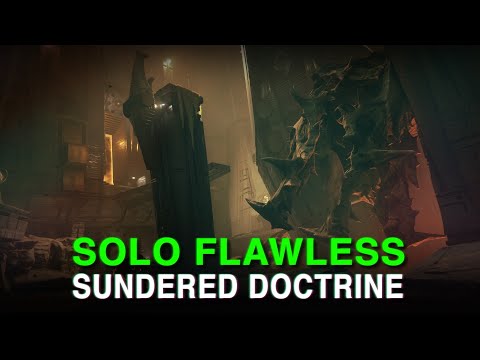 Solo Flawless Sundered Doctrine Dungeon | Destiny 2