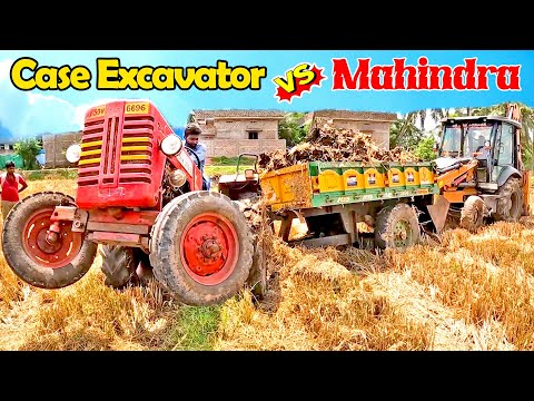 Mahindra Excellent Unloading Skills | Backhoe 770EX CASE Machine | Tractor Videos | SWAMI Tractors