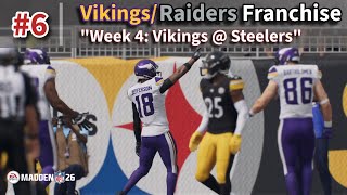 Vikings 'Chise, Week 4 || Vikings @ Steelers (Full Game, No Commentary)