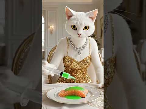 Rich cat follows her poor maid😭❤️#aicat #catshort #funny #viralshort #trendingshort #explore #viral