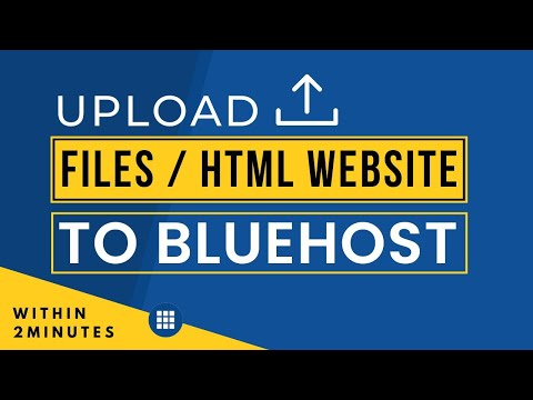 How To Upload Files To Bluehost 2024 | Upload Html Website To Bluehost