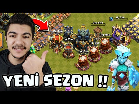 YENİ SEZONA EFSANE GİRDİK !! BB17 NERDEYSE BİTTİ !! - Clash Of Clans