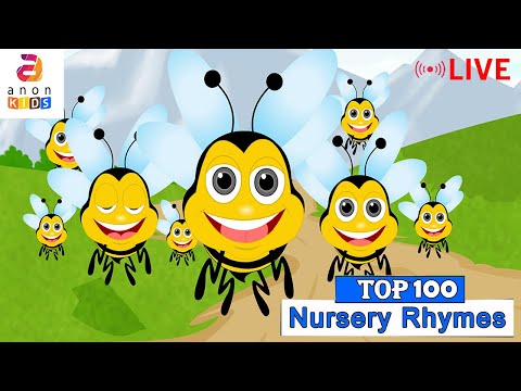 Bumble Bee Rhymes - Nursery Rhymes Live | Kids Songs | Super Kids |#nurseryrhymes
