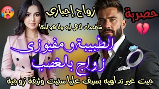 زواج إجباري💍الطبيبة و مفيوزي🔥 جيت نداويه لقيت راسي متزوجة بيه