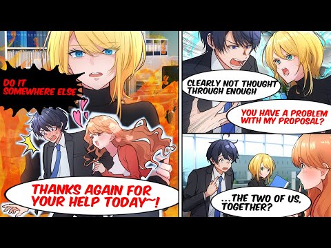 [Manga Dub] I’m Competing With a Beautiful Coworker… Then a Cute Newbie Showed Up?! [RomCom]