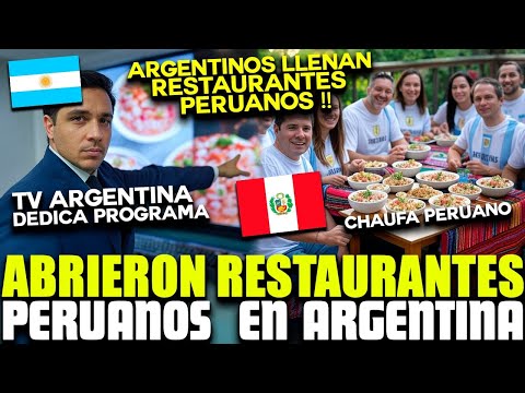 ¡PROGRAMA ARGENTINO ENLOQUECE POR LA COMIDA PERUANA! RESTAURANTES PERUANOS COLAPSAN EN BUENOS AIRES