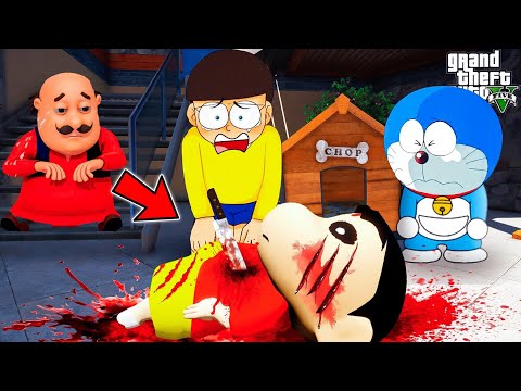 GTA V : Shinchan Missing Doraemon Franklin Chop Finding Shinchan