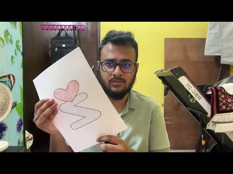 Draw a picture of a heart next to the letter with colored pencils