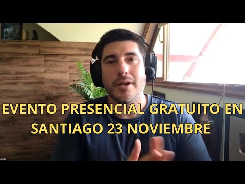 Evento presencial gratis en Santiago, sábado 23 de noviembre