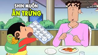 Siêu Tổng Hợp Shin #118 - Thử Thách Cấm Cười Khi Ăn | Shin Tập Mới Để Ăn Cơm | Shin Cậu Bé Bút Chì