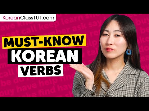 Must-Know Korean Verbs