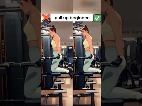 Pull up beginner tutorial #pullups #pullup #pullupchallenge #pullupseveryday