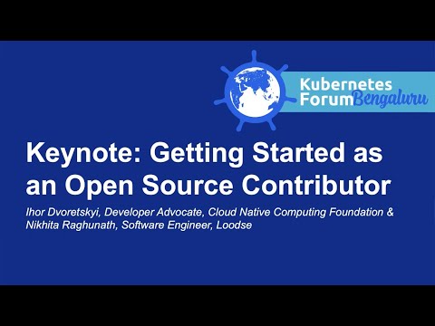 Keynote: Getting Started as an Open Source Contributor