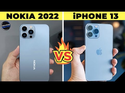 DIKIRA SELAMA INI BANGKRUT! Lihatlah Perbandingan Kecanggihan Nokia  Edge 2022 vs iPhone 13 Pro Max