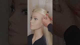 Easy Halloween Hair  #halloween #hairstyle #hairstyletutorial
