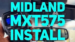 Full Install of the Midland MXT575 GMRS Radio in the Jeep!