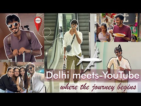 🤩✈️ എല്ലാവരും ഒത്തൊരു യൂട്യൂബ്-ഡൽഹി യാത്ര | YOUTUBE DELHI EVENT | @itsallabout.SayedAnwar #vlog