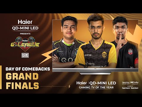 Haier G-League | Ft. #soul , @GodLikeEsportss , @RevenantEsports | Grand Finals | Day 3 | BGMI