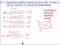 Properties and Classification of Quadrilaterals