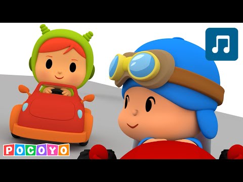🚗 ¡Las ruedas del coche giran y giran! Autobuses, camiones y coches | Pocoyó 🇪🇸 Español | ANIMACIÓN