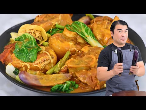 Filipino Pork Pata Kare-Kare Recipe