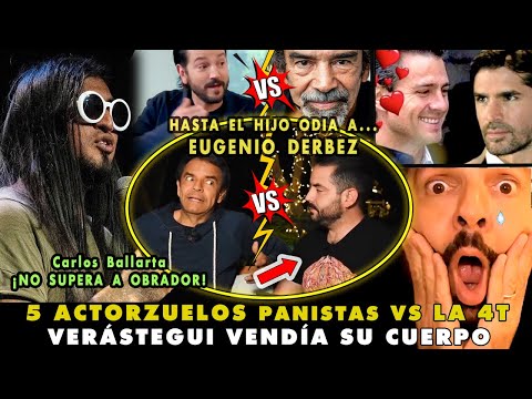 ¡HASTA DERBEZ JR LO OD1A! TOP 5 PAYASOS Y FANÁTIC0S FAMOSOS DE LA TV VS LA 4T  ¡LUNA VS AMLO!