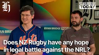 YouTube video thumbnail: Sport Panel: Does NZ Rugby Have any Hope in Legal Battle Against the NRL? 