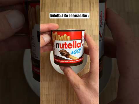 Nutella & Go cheesecake ! 🎉🤤 #nutellago