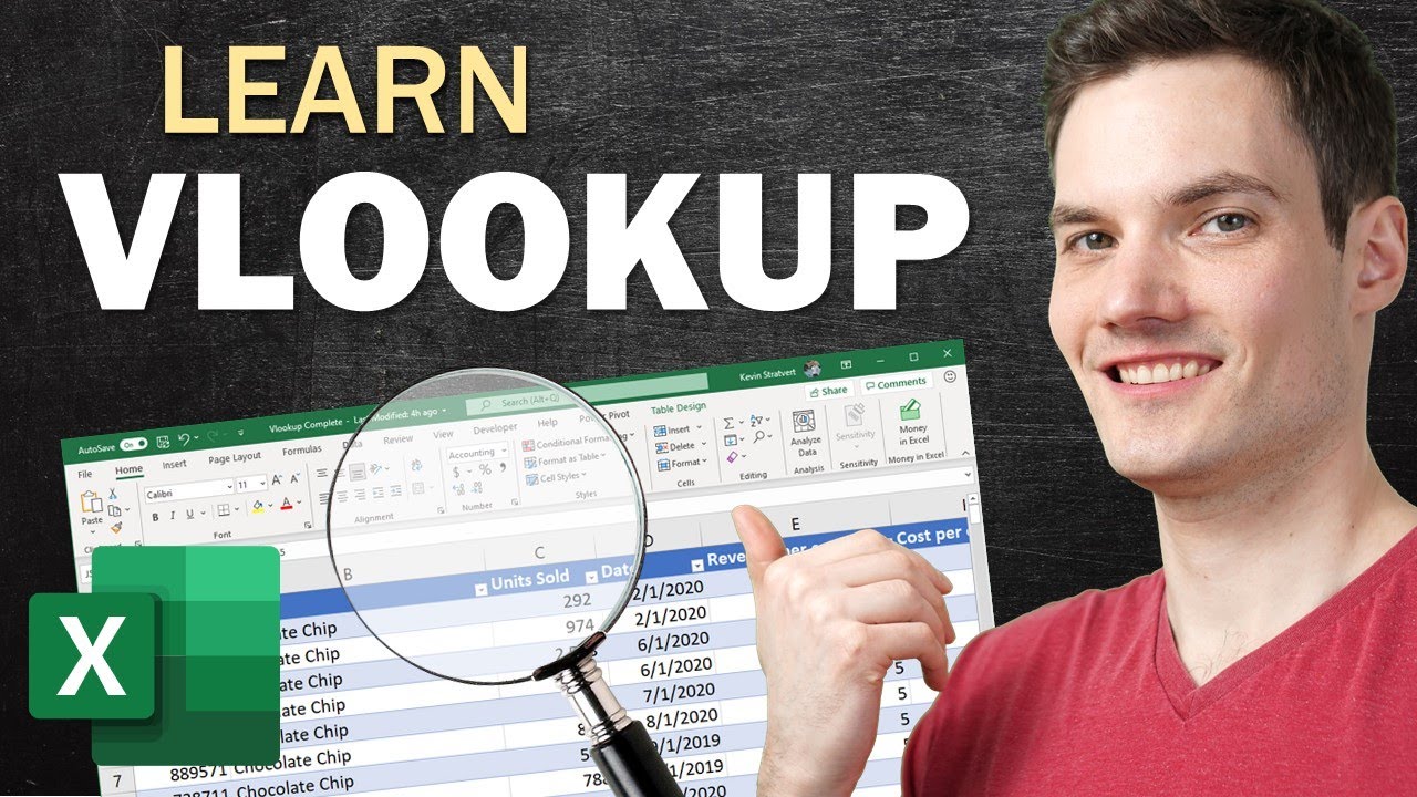 How to use VLOOKUP in Excel - Complete Kevin Stratvert