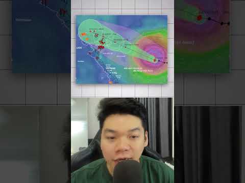 Bão Matmo đổ bộ đất liền Quảng Ninh sáng mai 6.10 #shorts