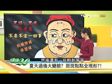 黑斑、黑痣 不要不當一回事！抗曬除斑保證班 健康2.0 20161105(完整版)