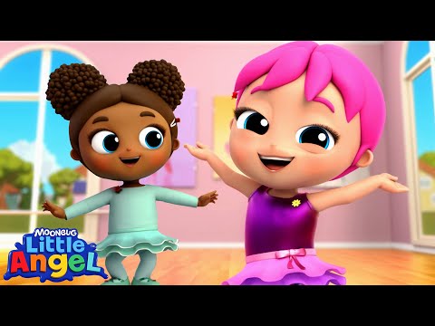 Jill's Girly Day - Ballet, Hair Salon, Princesses, Mermaids Songs | Little Angel Kids Songs