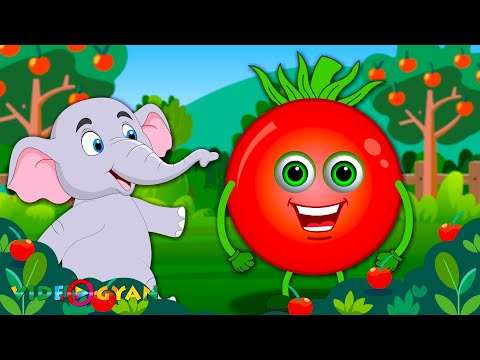 Aaha Tamatar Bade Majedar |Nursery Rhymes & Kids Songs |Bluka Bluka Blah Songs|Kids Learning Videos