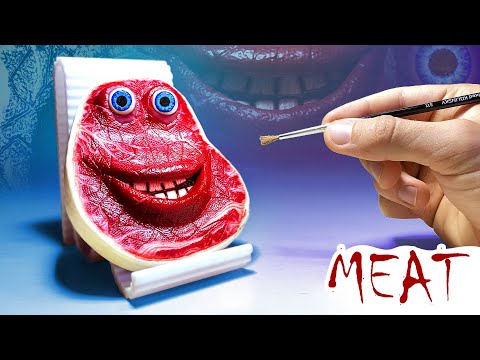 Can you believe this STEAK is made of clay? | Charlie the Steak clay art