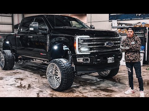 Trading My Lamborghini For a BRAND NEW Limited Ford F250!