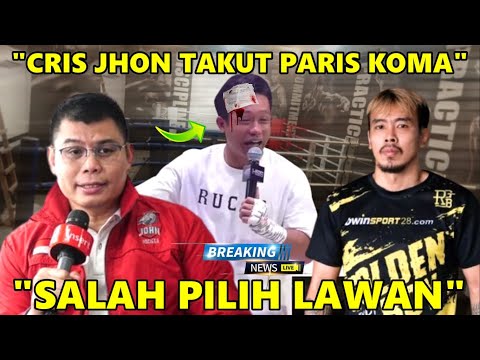 Cris Jhon Takutkan Paris pernandes Koma, Salah pilih lawan Rudy Golden Boy