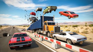 Cars 🚗 Vs Hidden Speed Bump Trap | BeamNG.Drive | Challenge Ends in Total Destruction!