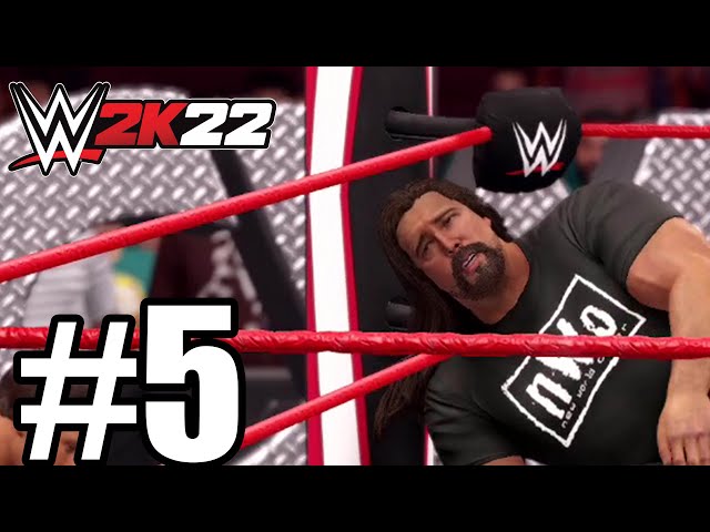 WWE 2K22 My Rise Gameplay Walkthrough Part 5 - WCW Reunion