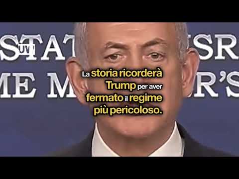 Netanyahu la sua reazione dopo attacco USA alle strutture Atomiche in Iran 2025