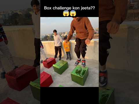 Box challenge kon jeeta?? 😱 ||sourav joshi vlogs|| #souravjoshi #shorts