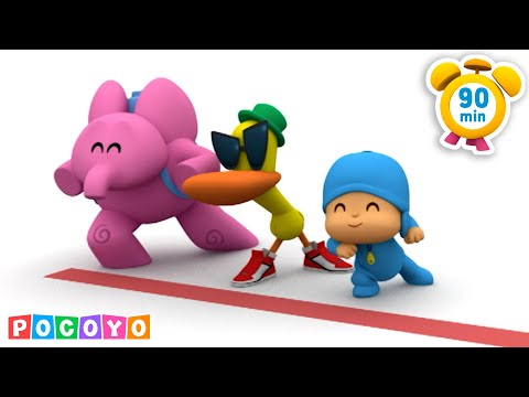 🏁 SPORTS & MORE - Pato's Sneaky Shoes! | Pocoyo English - Complete Episodes | Cartoons