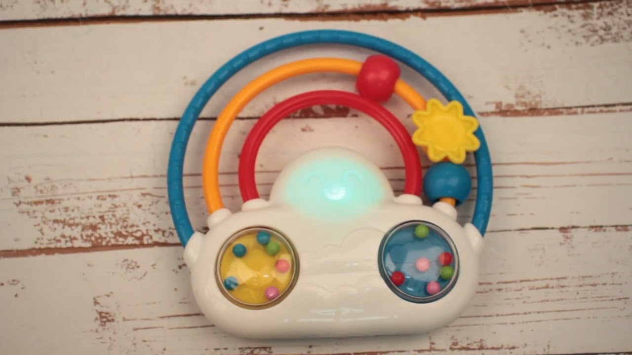 Погремушка WinFun озвученная облачко - видео Погремушка WinFun озвученная облачко - видео