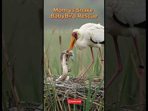 Mom vs Snake : Will She Save Her Chick?