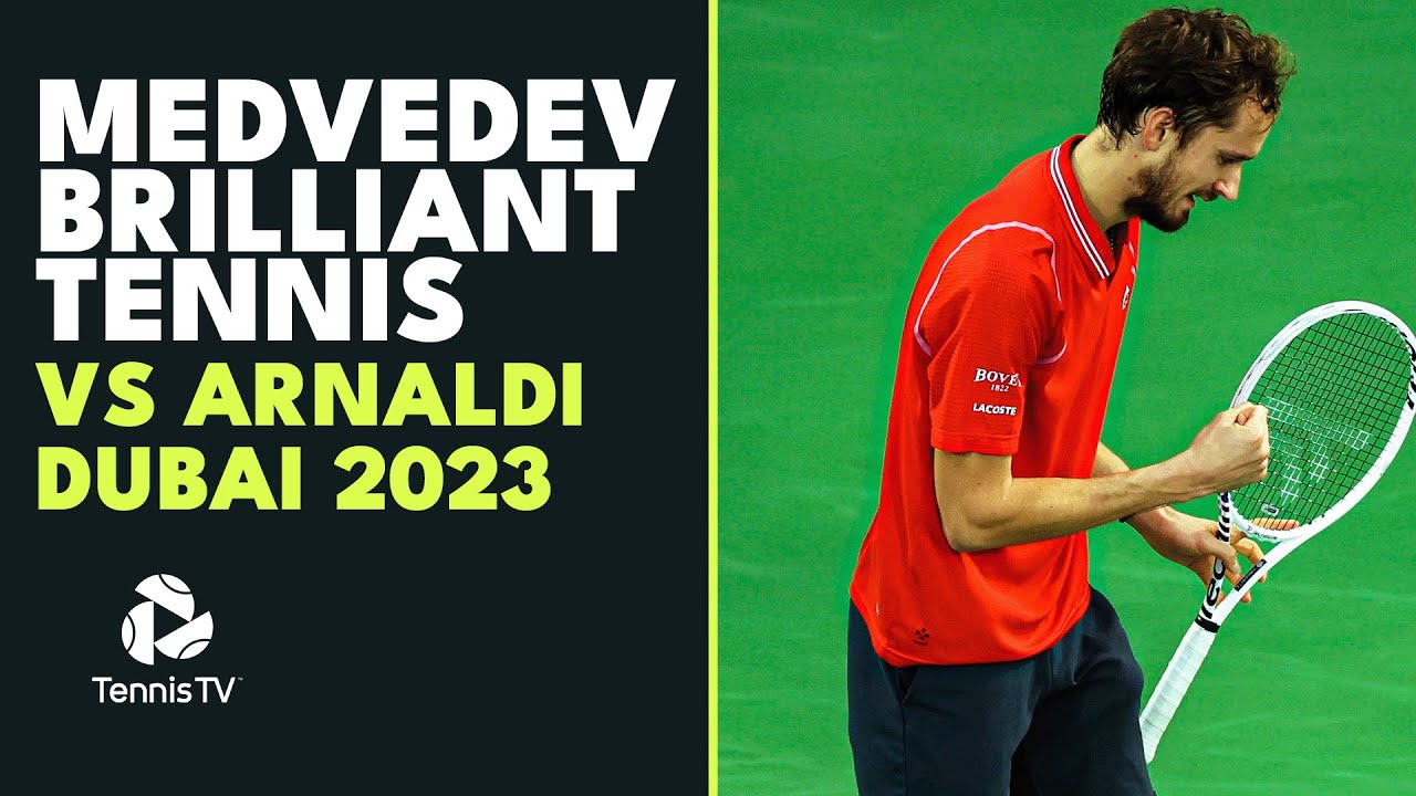 Daniil Medvedev Brilliant Tennis For Tenth Consecutive Win! | Dubai 2023 Highlights