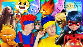 Coffin Dance MEGAMIX 208 - Talking Tom & Ladybug & D Billions & Baby Shark & Garfield & Elemental