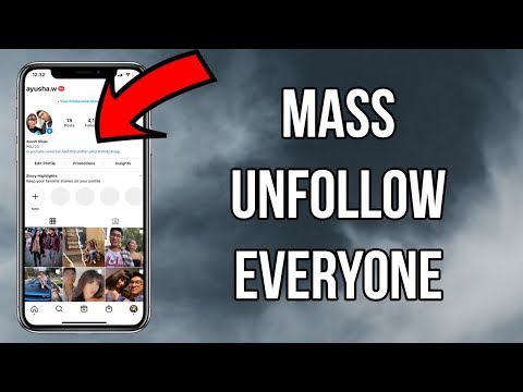 How to Unfollow Everyone At Once on Instagram in 2023 - Mass Unfollow Everyone on Instagram For Free