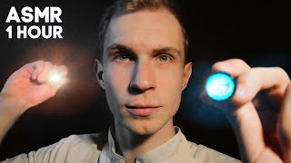 1 Час Проверки Глаз — АСМР 😴 [Фонарик,  Массаж, Рейки, Прикосновения]