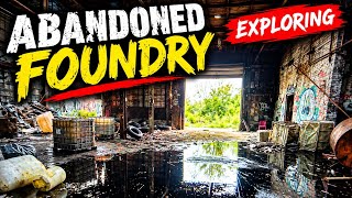 TEN MINUTES IN AN ABANDONED EAST SIDE FOUNDRY ABANDONED FOR YEARS #URBEX #URBANEXPLORING #DETROIT