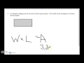 Finding Dimensions of Rectangles