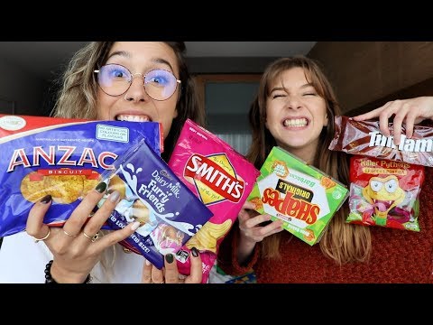 Trying Australian Snacks w/ Georgia Productions